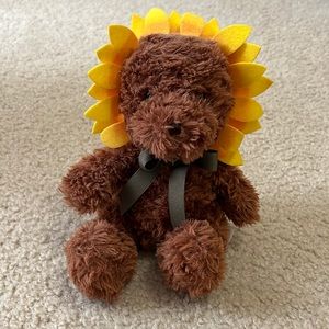 Aurora Sunflower Brown Teddy Bear
